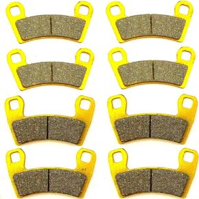 Front Rear Brake Pads Brakes for Polaris Razor RZR 900 50'' RZR-S 900 60'' Inch 2015-2020 - S 1000 2016-2020 FA456F FA657R MC0451