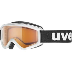 نظارات uvex المضادة للضباب للتزلج والتزحلق على الجليد مع حماية من الأشعة فوق البنفسجية للفتيات والفتيان، سبيدي برو، أبيض/ذهبي ليزر in Kuwait