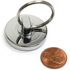 CMS Magnetics - Neodymium Cup Magnet with Keyring | Gold Tester, Multi-Purpose