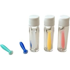 Pink Soft Silicone Contact Lens Insertion Tool Easy Plunger Remover Soft and Hard Lenses Multifunction Portable Tool Supplies Contact Lens Applicator Contact Lens Case