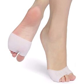 Metatarsal Pads Ball of Foot Cushions - Soft Gel Ball of Foot Pads - Mortons Neuroma Callus Metatarsal Foot Pain Relief Bunion Forefoot Cushioning Relief Women (2)