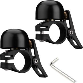 Mountain Bike Bell, Classic Copper Alloy Bicycle Bell with Nice Loud Tone Road Bike Mountain Bike Bell for Kids Adults-（2PC）