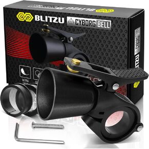 BLITZU Bike Bell Classic Bicycle Bell for Kids and Adults Road Bike, Mountain Bike. Loud Crisp Clear Sound. Bike Accessories, Fit for 0.87-1.25in/22.2-31.8mm Handlebars.