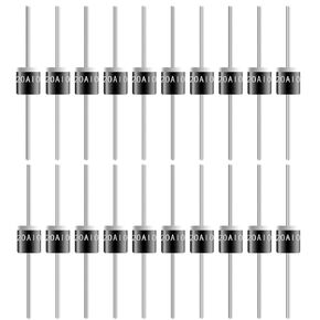 FAYLEZ 20PCS 10A10 Rectifier Diode 10A 1000V R-6 Axial Electronic Silicon