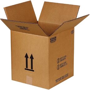 Tape Logic TLHAZCO15G Haz Mat Boxes, 1-5 gal Metal Pail, 12 1/8" x 12 1/8" x 13 9/16", Kraft (Pack of 10)