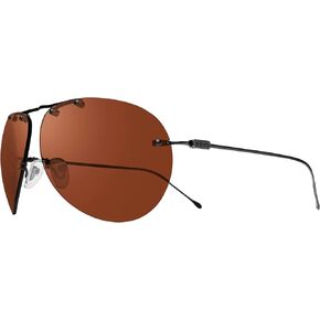 Revo Sunglasses Air 2: Polarized Lens with Rimless Titanium Aviator Frame