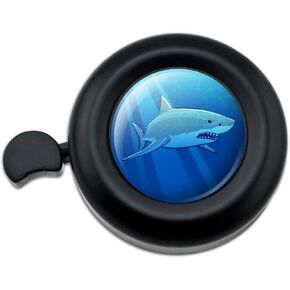 GRAPHICS & MORE Great White Shark Realistic Bicycle Handlebar Bike Bell