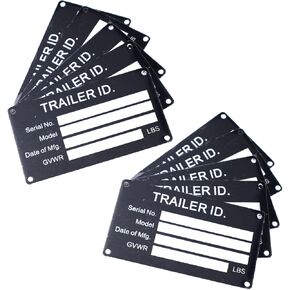 VIN Serial ID TAG Plate Data Blank CAR Truck HOT Rod Equipment Trailer Make/Mode