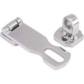 KIMISS Door Lock Latch, 75MM Boat Stainless Steel Locker Latch Clamp Anti Rattle Marine Hatch Fastener