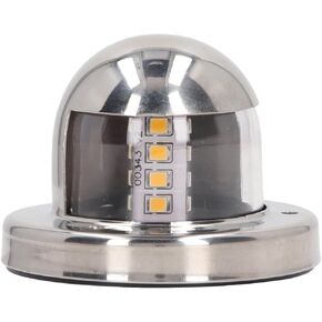 gernie 12V DC Boat Anchor Lights, IP66 Waterproof Stainless Steel White LED Navigation Stern Light, 2nm Visibility for Marine Yachts Pontoon Courtesy, Deck, Night Fishing, Light, gernieth6ikx4un1