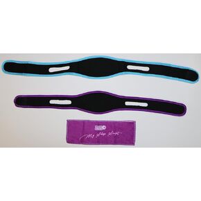 Nurse Hatty - My Chin Strap (2pk - Medium & Large) Anti Snoring Supporter Device with Comfort Towel, Users Guide + Sleep Aid eBook - Premium Quality with NEW Comfort Design to Stop Snoring