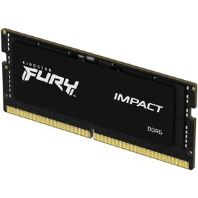 كينجستون فيوري امباكت 32 جيجا (2x16 جيجا) 6000MT/s CL38 DDR5 SODIMM | إنتل أكس إم بي 3.0 | التوصيل والتشغيل | ذاكرة الكمبيوتر المحمول | مجموعة من 2 | KF560S38IBK2-32