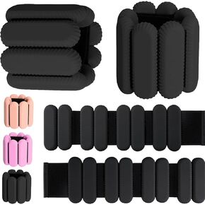 Wrist & Ankle Weights for Women, Wearable Strong Arm & Leg Weights Set of 2(1Lbs Each), Adjustable Ankle Weights for Walking, Yoga, Dance, Barre,Gym,Exercise,Pilates,Walking Running