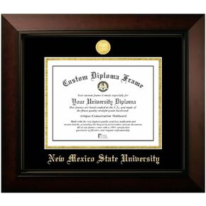 Campus Images New Mexico State Aggies 14x11 Legacy Black Cherry Gold Embossed Diploma Frame