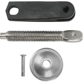 Transom Clamp Assy, Stainless Steel Motors Transom Pad Plate Swivel, Outboard Motor Accessories, Boat Motor Parts for 40HP E40G Outboard Motor