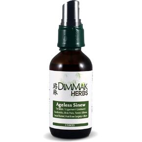 Ageless Sinew Liniment by Dimmak Herbs | Tendon and Ligament Healing | Sinew Herbal Formula | Spray Mist System – 2oz