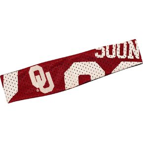Littlearth Unisex-Adult NCAA Oklahoma Sooners Jersey FanBand Headband, Team Color, One Size, (100404-UOK)
