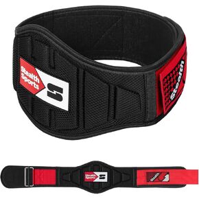 Weight Lifting Belt – 6.5" Back Support Padded Workout Belt Auto Lock Buckle – Neoprene Gym Belt Men Women – Fitness Bodybuilding Training Deadlift Squats Weightlifting Belt