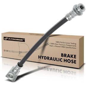 A-Premium Rear Driver and Passenger Brake Hydraulic Hose Compatible with Jeep Models - Liberty 2003 2004 2005 - Replace# 52128514AB(Pack of 2)