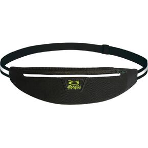 Amphipod AirFlow Viz-Lite Pack, High Visibility Reflective Waistpack for Running, Jogging & Walking, Men & Women - Black