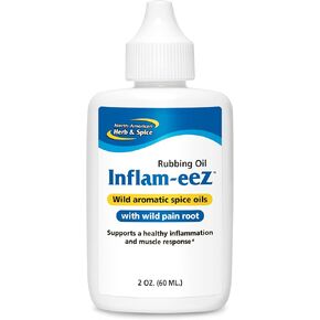 North American Herb & Spice Inflam-EEZ - 90 Capsules - Aromatic Spice Oils with Wild Root - Non-GMO - 45 Servings