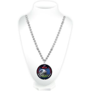 Rico Industries NFL Buffalo Bills Team Logo Mardi Gras Style Beads, 3 x 24-"