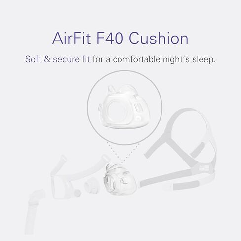 وسادة بديلة لكامل الوجه من ResMed AirFit F40 - متوسطة in Saudi Arabia