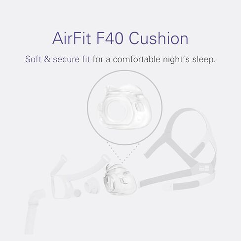 وسادة بديلة لكامل الوجه من ResMed AirFit F40 - متوسطة in Saudi Arabia