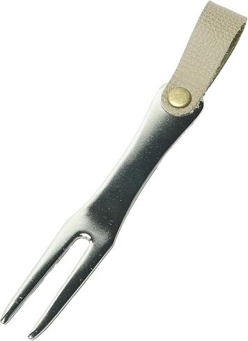 Reboot Golf Portable Stainless Steel Golf Green Fork with Genuine Leather Belt in Saudi Arabia