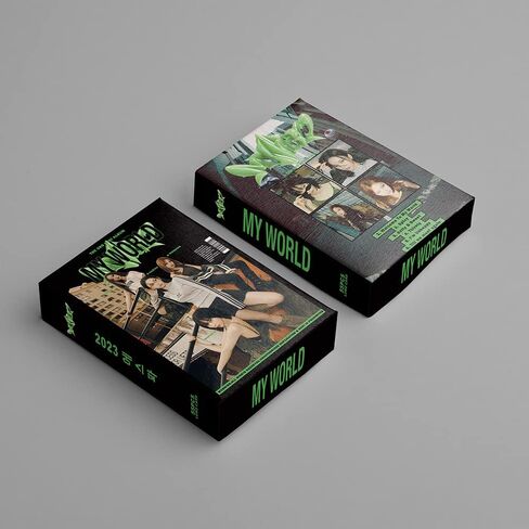 بطاقات Kpop Aespa Lomo 55 قطعة من بطاقات صور الألبوم الجديد My World بطاقات صور صغيرة Aespa هدية للمعجبين (عالمي)... in Saudi Arabia