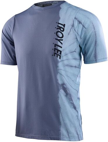 Troy Lee Designs Skyline Air SS Jersey، نصف صبغ باتجاه الريح، كبير in Saudi Arabia