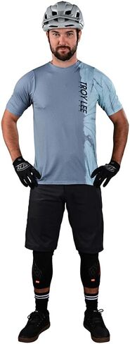Troy Lee Designs Skyline Air SS Jersey، نصف صبغ باتجاه الريح، كبير in Saudi Arabia