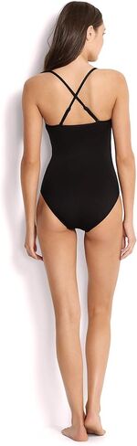 Seafolly Women's Twist Bandeau Halter One Piece Swimsuit in Saudi Arabia