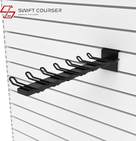 Baseball Bat Holder to Hold 6, 8, 12 Bats, Sports Softball Bat Slatwall Storage Vertical Display Rack, Slatwall Accessories (6 Bats Holder - 3 Pack, Black) in Saudi Arabia