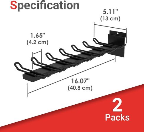 Baseball Bat Holder to Hold 6, 8, 12 Bats, Sports Softball Bat Slatwall Storage Vertical Display Rack, Slatwall Accessories (6 Bats Holder - 3 Pack, Black) in Saudi Arabia