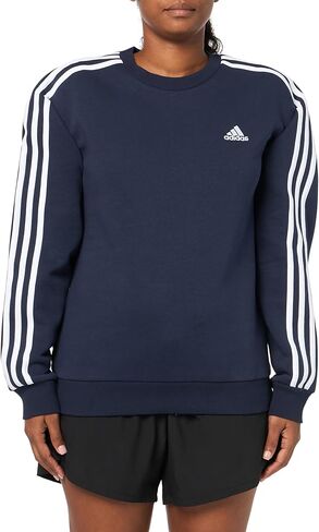 سويت شيرت صوف أساسيات 3-Stripes للنساء من أديداس in Kuwait