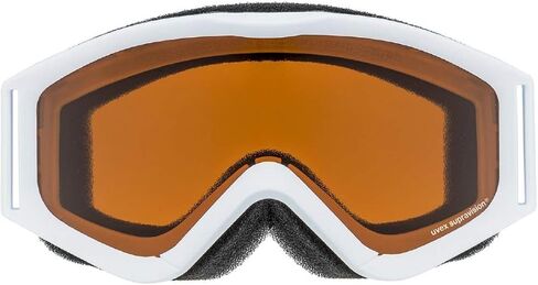 نظارات uvex المضادة للضباب للتزلج والتزحلق على الجليد مع حماية من الأشعة فوق البنفسجية للفتيات والفتيان، سبيدي برو، أبيض/ذهبي ليزر in Kuwait