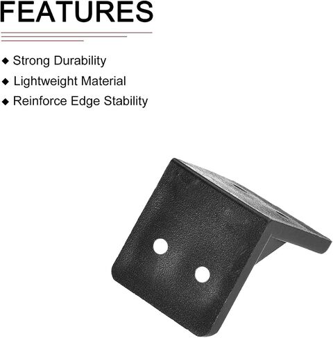 27x27x27mm(LxWxH) Plastic Corner Brackets -12Pack - Good for Furniture Repairing - 4 Holes L Shape Right Angle Brace - White in Saudi Arabia
