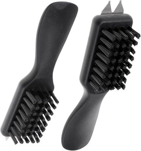 قطعتان من فرشاة أحذية الجولف المتينة من Yikko لإزالة الأوساخ والطين، شعيرات تنظيف من النايلون مع مقبض لقرن الحذاء ومفتاح ربط مدبب in Kuwait