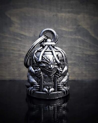 Caged Gremlin Motorcycle Ride Bell for Compatible with Harley-Davidson Kawasaki Honda Triumph Indian Suzuki in Saudi Arabia