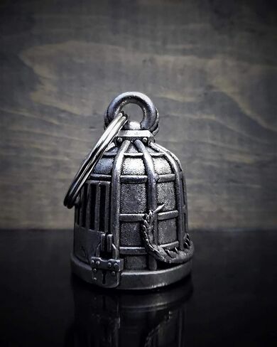 Caged Gremlin Motorcycle Ride Bell for Compatible with Harley-Davidson Kawasaki Honda Triumph Indian Suzuki in Saudi Arabia