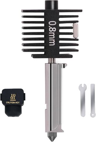 2PCS A1 Mini Upgrade Hotend Kit, 3D Printer Print Head Hot End Heating Block Kit with 0.4mm Hardened Steel Nozzle and Silicone Socks for Bambu Lab A1/A1 Mini in Kuwait