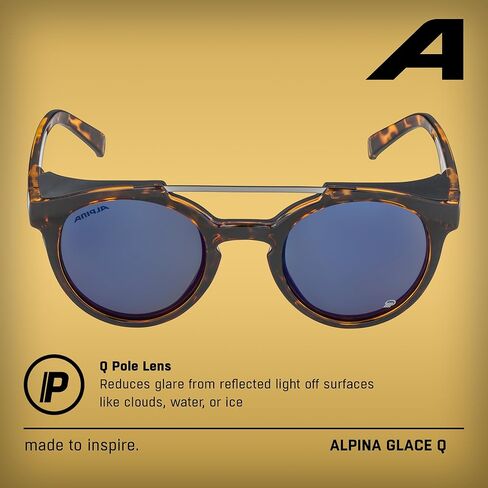 ALPINA GLACE - Polarised, mirrored and shatterproof sunglasses with Quattroflex Technology and 100% UV protection For adults in Kuwait