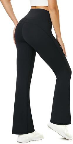 TOPYOGAS Women's Casual Yoga Pants with Pockets Tummy Control High Waist Leggings Workout Pants with Pockets in Saudi Arabia