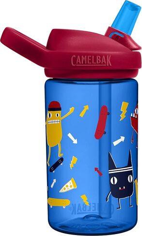 CamelBak Eddy+ Kids BPA-Free Water Bottle with Straw, 14oz, green, Model Number: 2282301040 in Saudi Arabia
