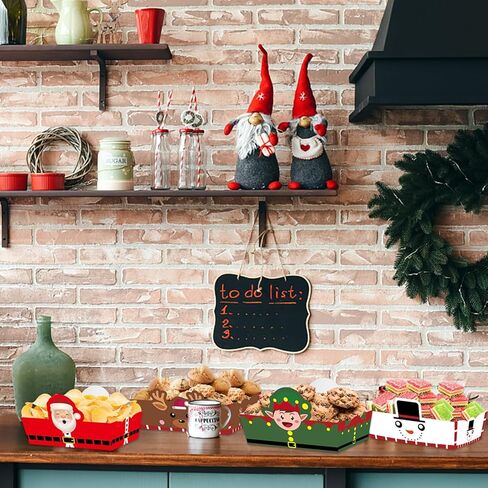 60 قطعة لوازم حفلات عيد الميلاد حفلة عيد الميلاد الغذاء المتاح عيد الميلاد تخدم قارب عيد الميلاد قوارب الطعام حفلة عيد الميلاد in Kuwait