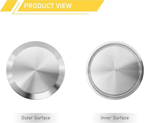 1.5 Inch Tri-Clamp End Caps 304 Stainless Steel for 1.5" Tri Clamp Sanitary Fittings Solid TC Cap 4PCS in Saudi Arabia