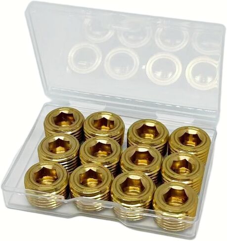 6PCS 1" NPT Brass Male Pipe Plug Fitting Hex Counter Sunk Pipe Plug (1" NPT) in Saudi Arabia