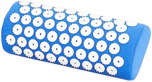 Signature Fitness Acupressure Mat and Pillow Set for Back/Neck Pain, Acupuncture Products to Relieve Muscle Fatigue, Improve Insomnia for Sedentary People, Acupuncture Eases Stress, Massage Mat, Black in Saudi Arabia