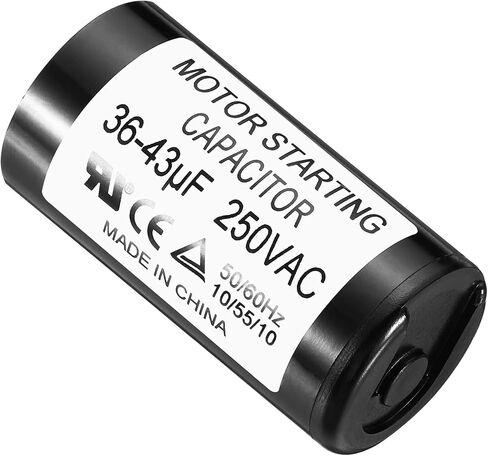 مكثف تشغيل المحرك PATIKIL، 47-56 فائق التوهج/Mfd 250 فولت 50/60 هرتز CD60 مكثف تشغيل المحرك لبدء تشغيل المحرك الكهربائي in Saudi Arabia